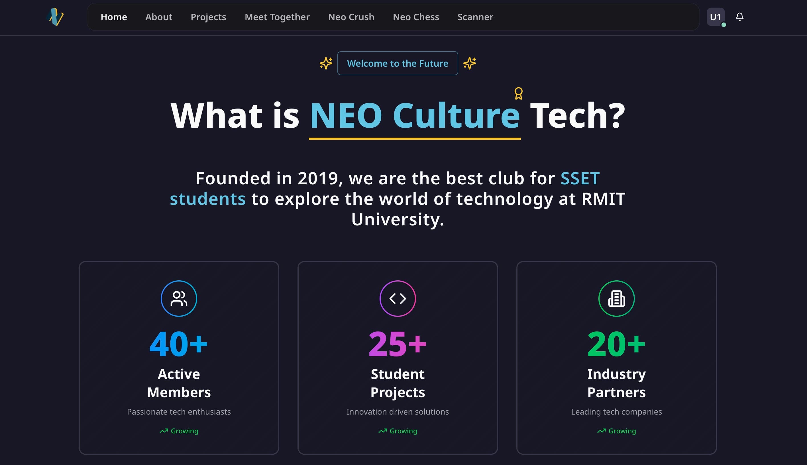 NCT Landing Page v2 Screenshot
